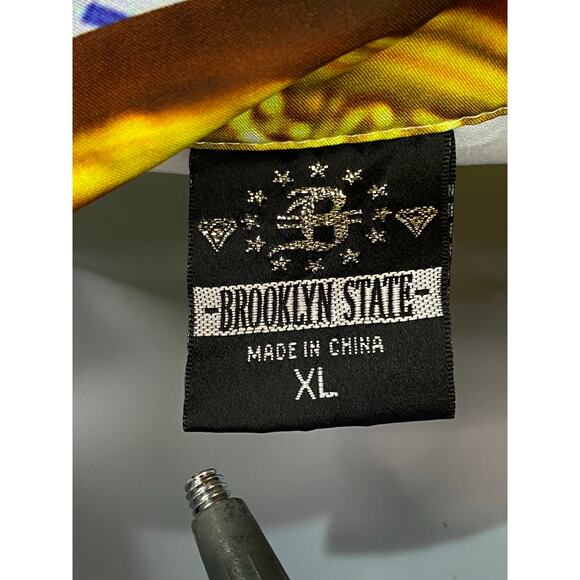 Brooklyn State button up shirt size XL European Money AOP great details - Picture 5 of 10